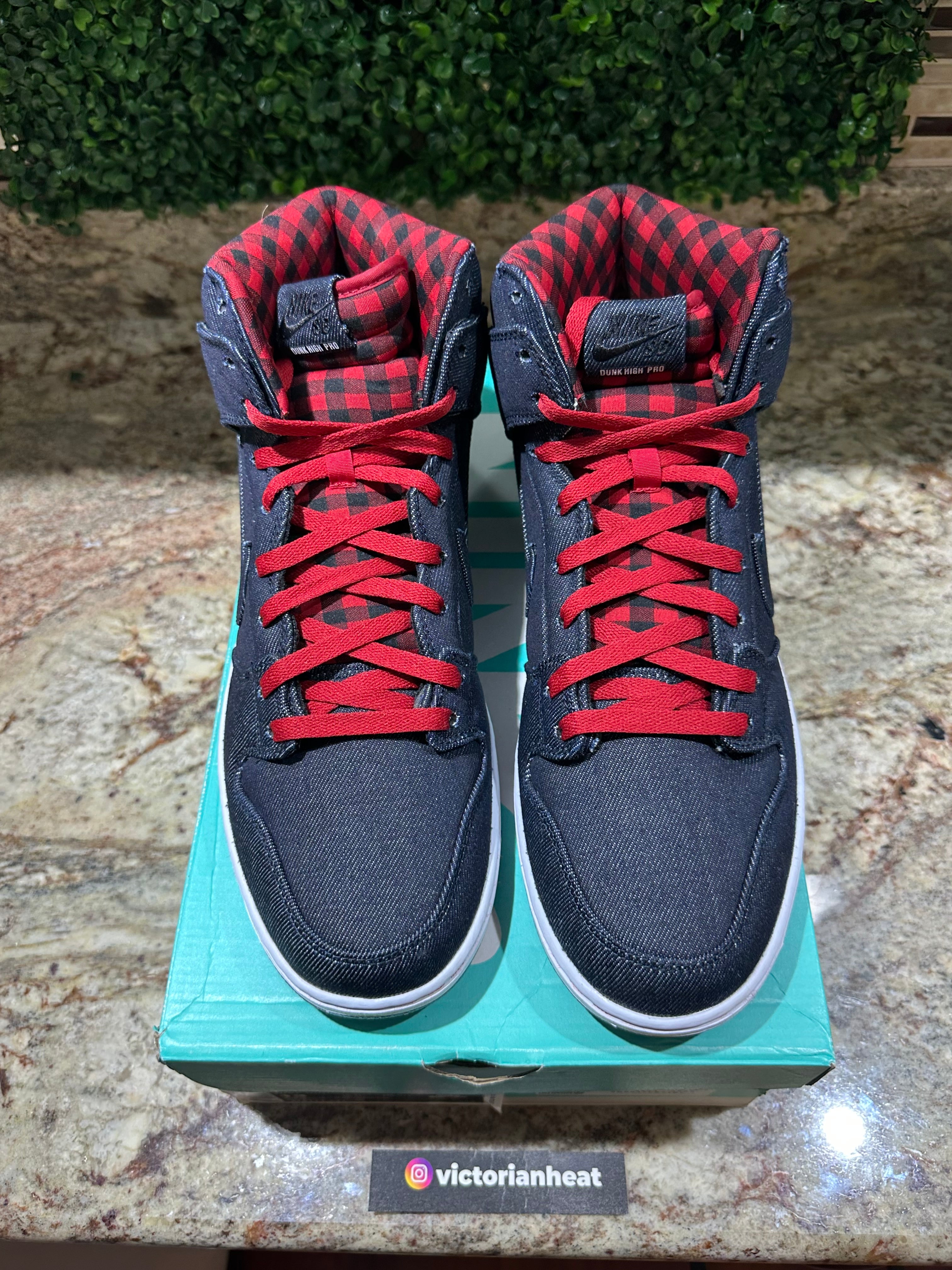 SIZE 13M - NIKE SB DUNK HIGH “LUNBERJACK”