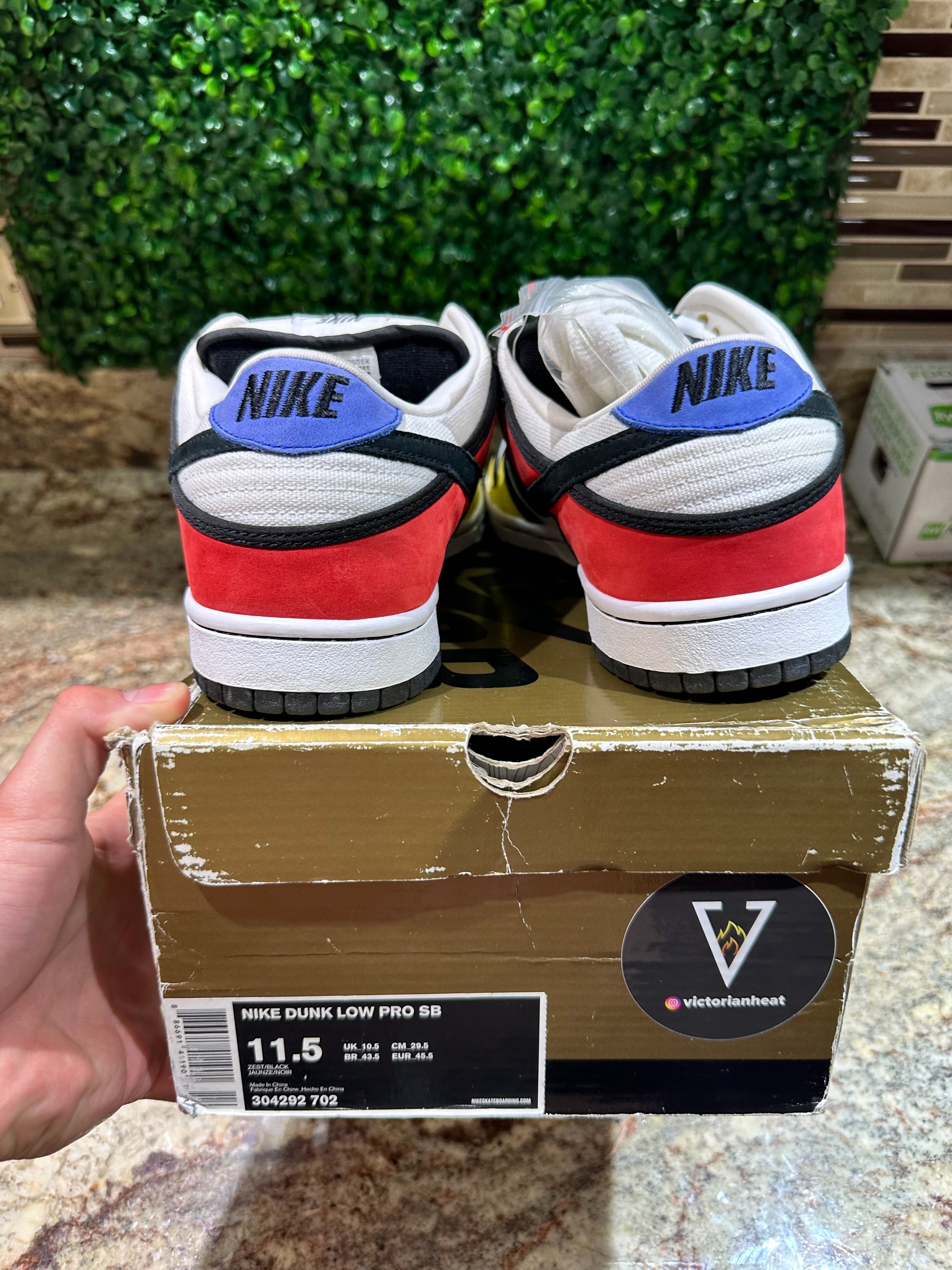 SIZE 11.5M - NIKE SB DUNK LOW “PIET MONDRIAN”