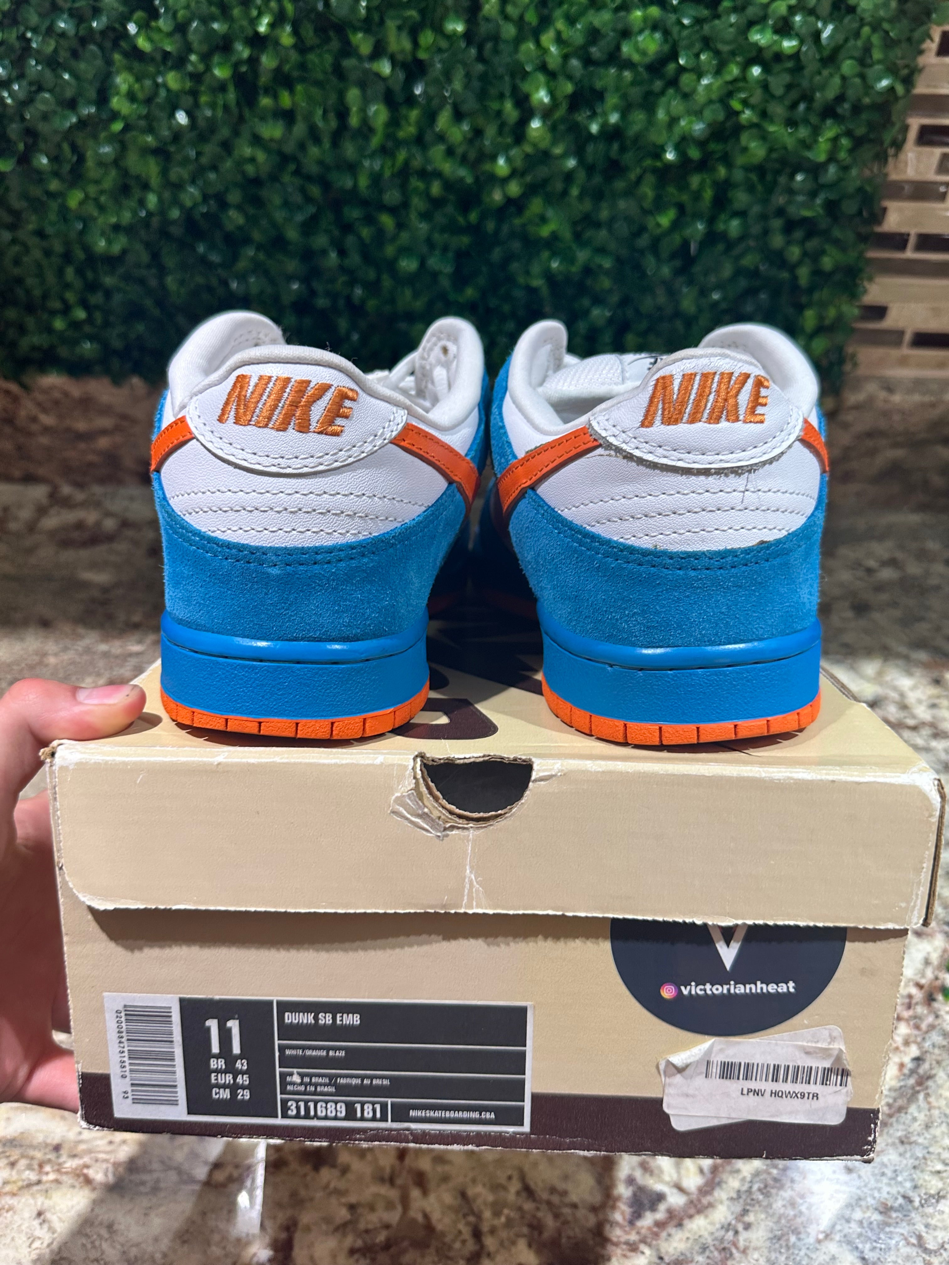 SIZE 11M - NIKE EMB SB DUNK LOW “MIAMI”
