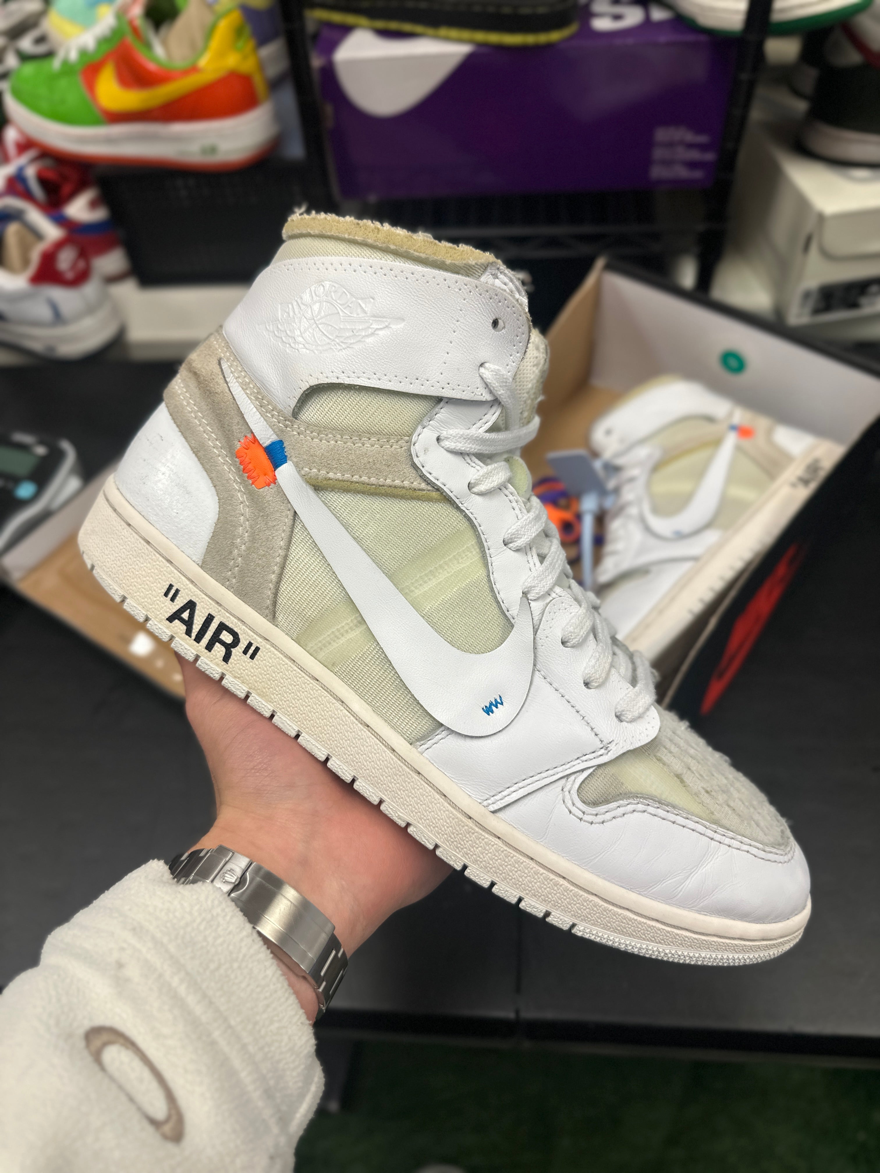 SIZE 13M - JORDAN 1 HIGH “OFF WHITE EURO”