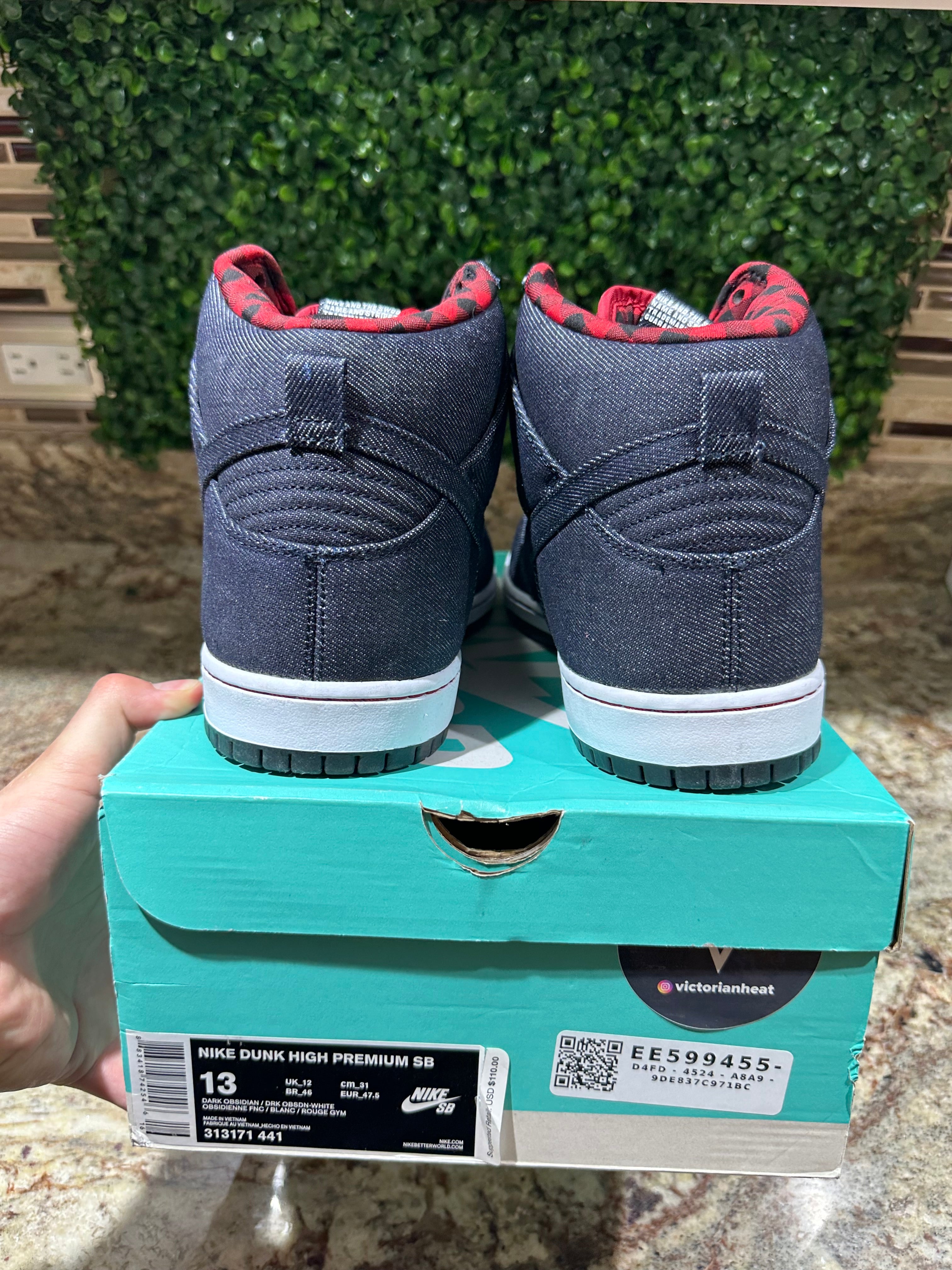 SIZE 13M - NIKE SB DUNK HIGH “LUNBERJACK”