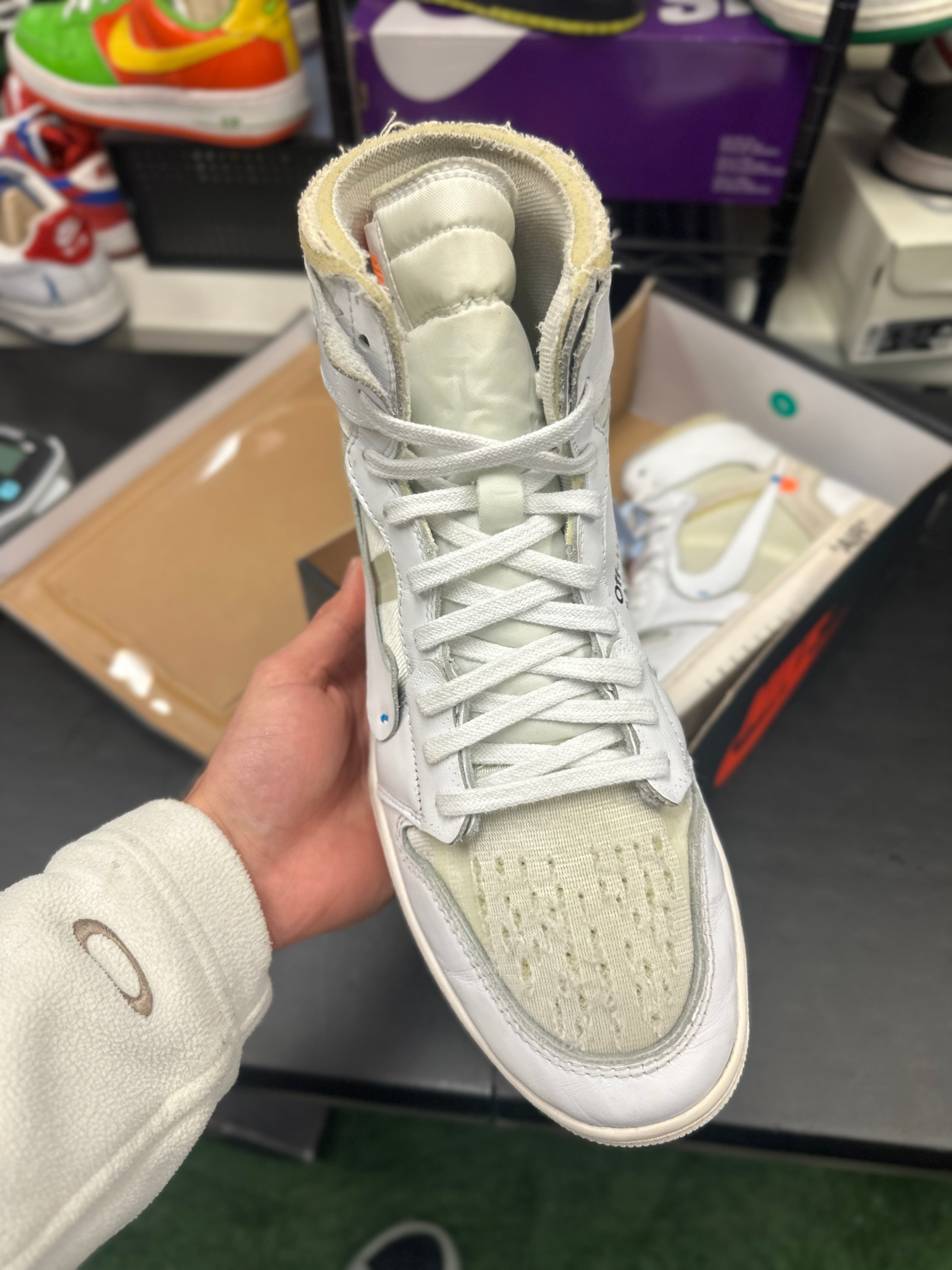 SIZE 13M - JORDAN 1 HIGH “OFF WHITE EURO”